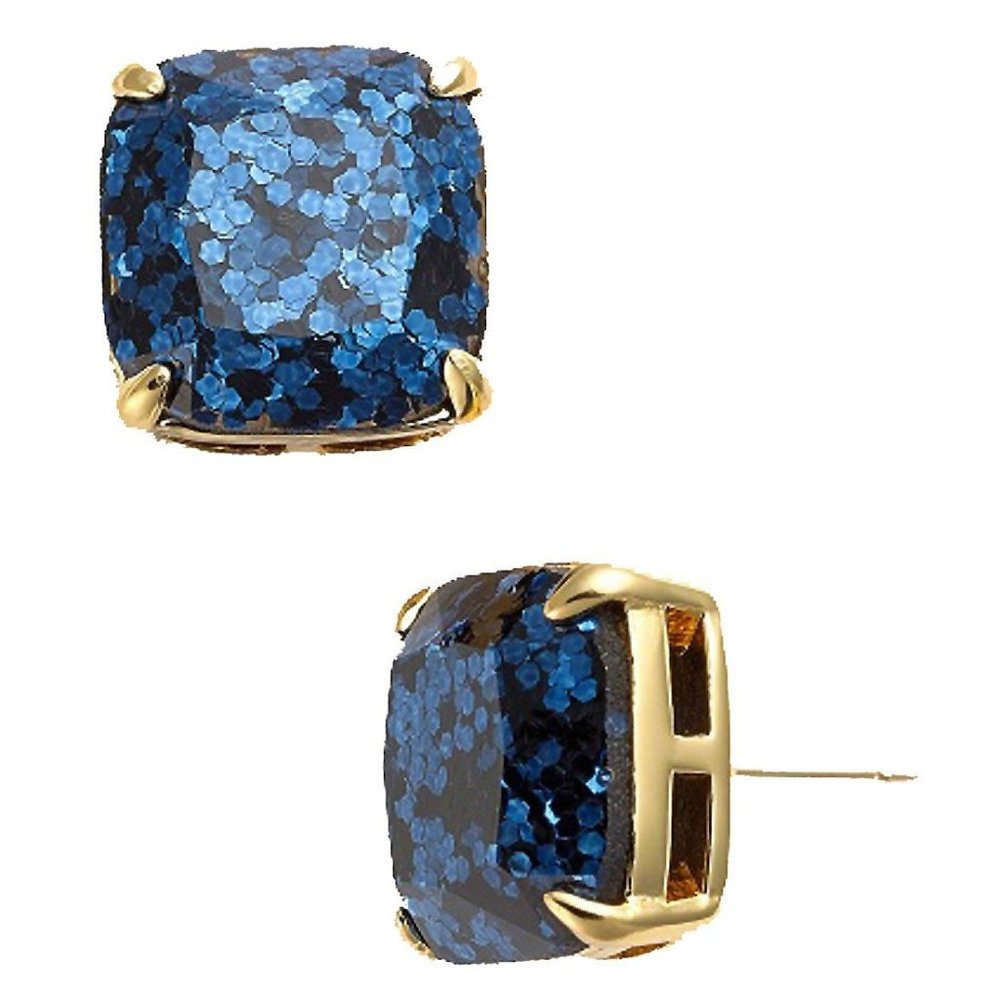 Kate Spade small glitter stud earrings